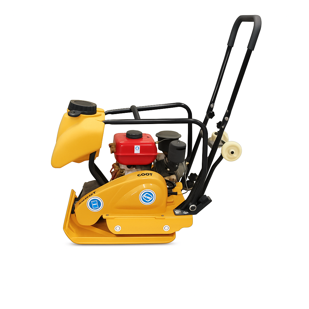 IND FIRST CHOICE Heavy-Duty Earth Compactor Machine | Industrial Vibratory Plate Compactor for Soil, Gravel & Sand | Powerful Petrol for Road Construction, Landscaping & Foundation Work